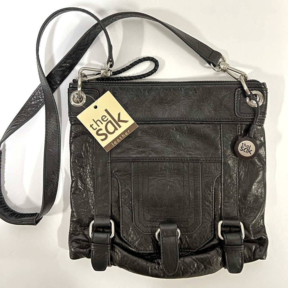 NWT‼️The Sak Silverlake Leather Crossbody Bag -Black